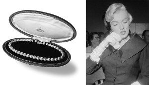 Marilyn monroe collier perles